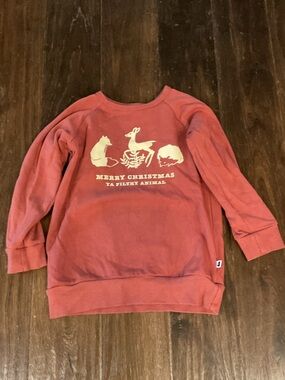 Little and Lively Kids Red Holiday Graphic Sweatshirt